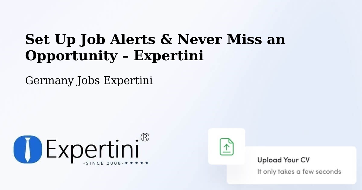 Job Alerts Guide – Get Notified About New Jobs in Boll - Boll, Germany Jobs Expertini
