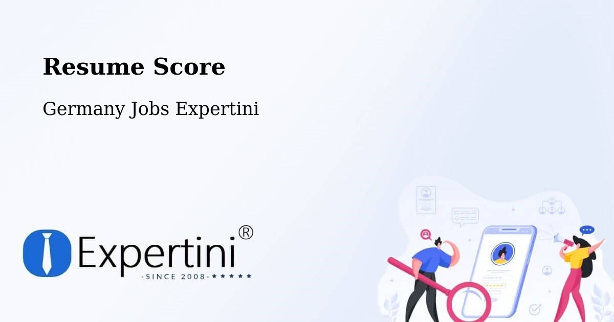 Resume Score & Job Description Match Tool – Boll - Germany Jobs Expertini